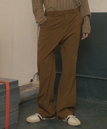 P1010 Roero natura boot-cut trouser_Brown