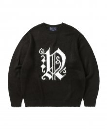 (22FW) Fortuna N-Logo Sweater Black