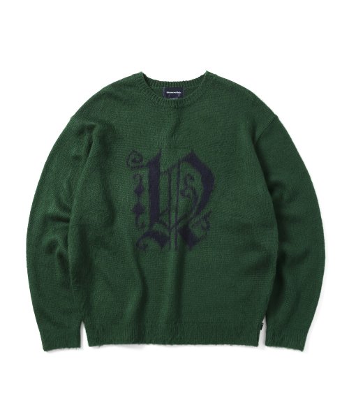 MUSINSA公式 | thisisneverthat® Fortuna N-Logo Sweater Green
