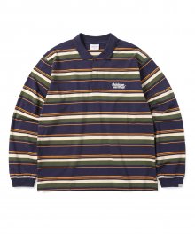 Striped Rugby Shirt Purple
