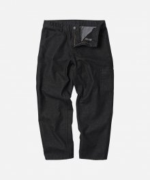 DENIM TOOL WORK PANTS _ BLACK