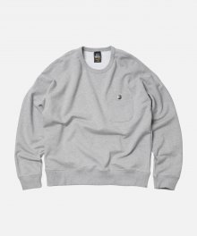 CONCHO POCKET SWEATSHIRT _ GRAY