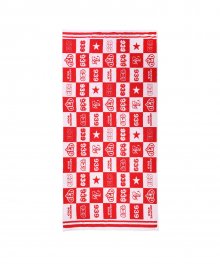 AB X TWB CHECK BEACH TOWEL (MULTI)