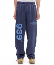 939 LOGO DYED SWEAT PANTS (BLUE)