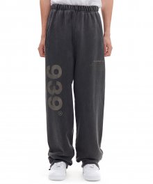 939 LOGO DYED SWEAT PANTS (CHARCOAL)