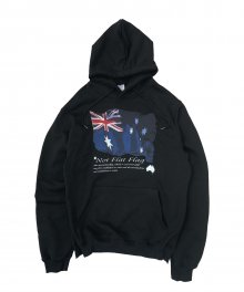 TCM flag hoodie (black)