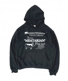 TCM meatarian hoodie (black)