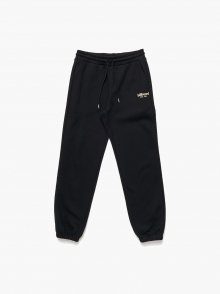 Basic small logo color sweatpants_Black