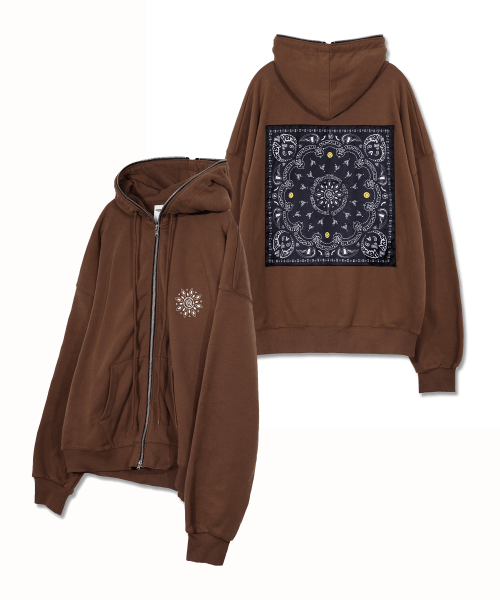 Black and store brown hoodie