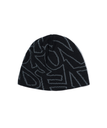 BIG TAG BEANIE - BLACK