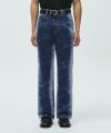 Bleach & Crinkle Washed Jeans DCPT019Side