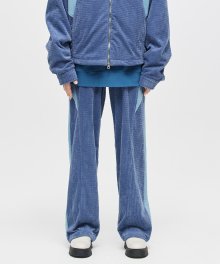 BRIC CHECK PATTERN PANTS BLUE