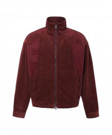 BRIC CHECK PATTERN JACKET BURGUNDY