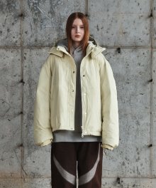 BILLOW GOOSE DOWN PUFFER JACKET SWEET CORN