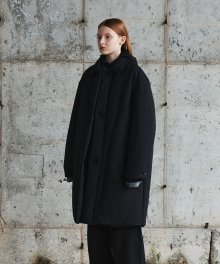 APIA OVERSIZED PADDED COAT BLACK