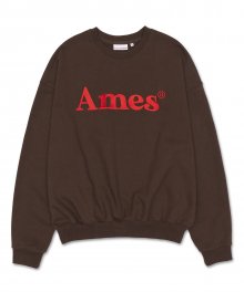 BASIC LOGO SWEATSHIRT BROWN