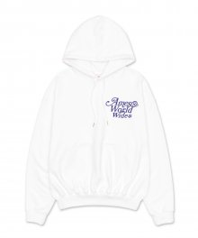 SIGNATURE LOGO HOODIE WHITE (AM2CFUM401A)