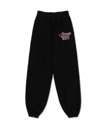 SIGNATURE LOGO SWEATPANTS BLACK  (AM2CFUPA00A)