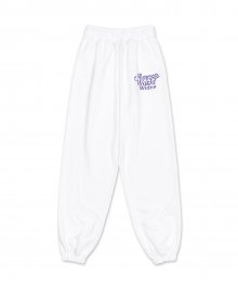 SIGNATURE LOGO SWEATPANTS WHITE  (AM2CFUPA00A)