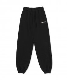 BASIC LOGO SWEATPANTS BLACK