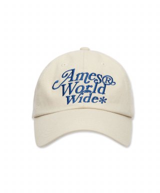 아메스 월드와이드(AMES-WORLDWIDE) SIGNATURE LOGO BALL CAP BEIGE