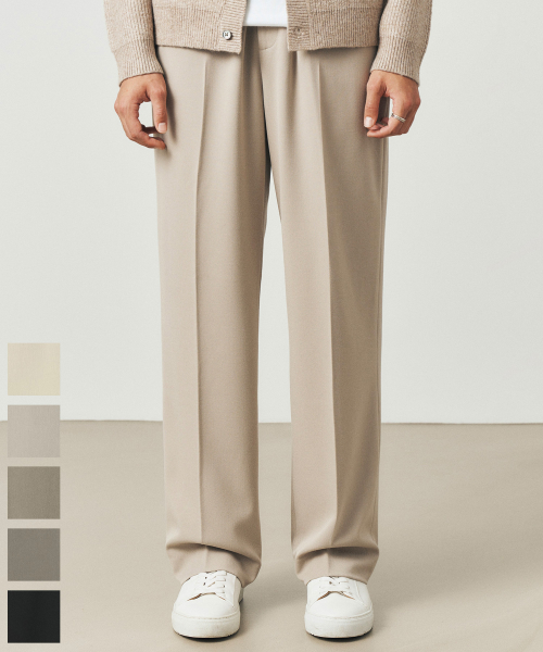 Слегка широкие брюки со скрытой резинкой - 5 COLORS