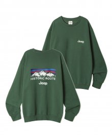 Mountain Print Sweat  (JN5TSU843GN)