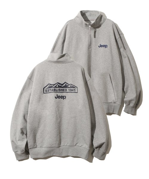 지프(JEEP) Half Zip-Up Poket M-Logo Sweat (JN5TSU832MG) - 사이즈