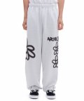 939 DAISY SWEAT PANTS (LIGHT GRAY)