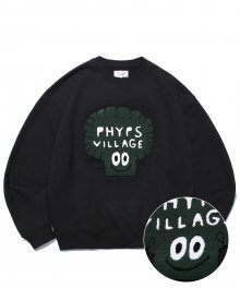 X SUHSUHYUN PHYPS VILLAGE CREWNECK OATMEAL