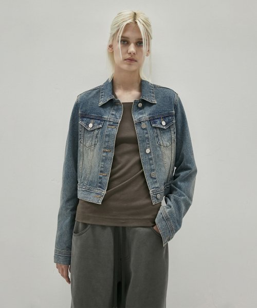 short denim jacket