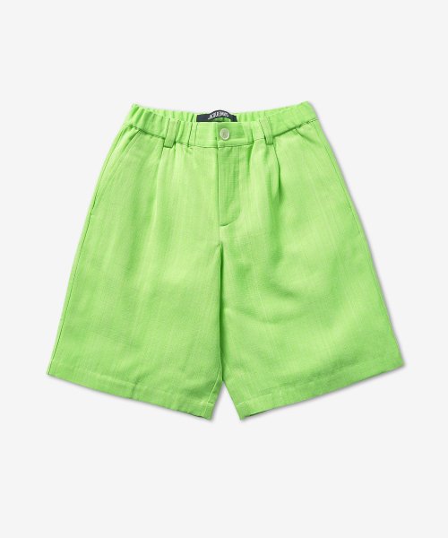 자크뮈스(jacquemus) 버뮤다 쇼츠 팬츠 - 라임 그린 / 225PA0091031550