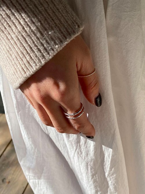 베흐트(VERTE) Cinq.silver.67 / fois ring - 21,000 | 무신사 스토어