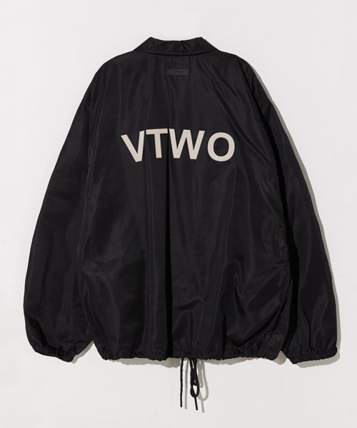 MUSINSA | VTWO 7051 Logo Patch Nylon Jacket_Black