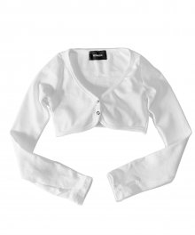 OFFICIAL UNDERBOOB CARDIGAN (WHITE)