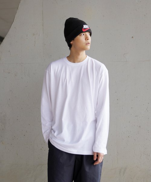 Однотонный базовый лонгслив White