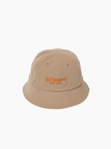 Billboard logo twill bucket hat_Beige