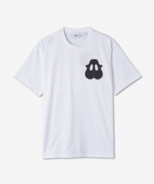 체스트 로고 반소매 티셔츠 - 화이트 / 8051972