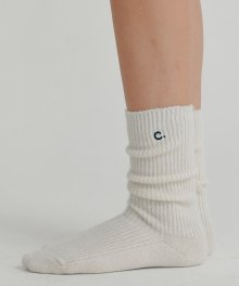 [22FW clove] Cashmere Blended Socks (Ivory)