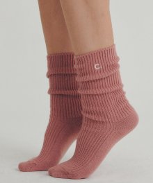 [22FW clove] Cashmere Blended Socks (Pink)