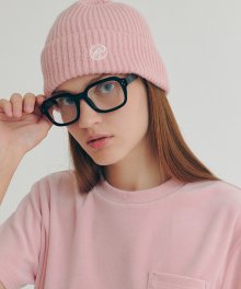 [22FW clove] Ribbed Beanie (Pink)