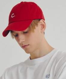 [22FW clove] Cotton Baseball Cap (Red)