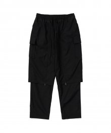 Oversized Layered Pants [BLACK]