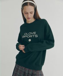 [22FW clove] Sports Sweatshirt (Dark Green)