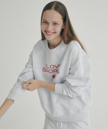 [22FW clove] Sports Sweatshirt (Light Grey)