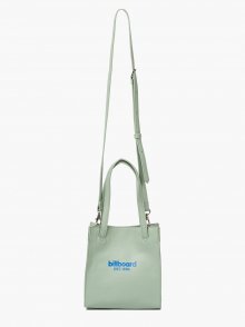 Billboard logo leathe cross bag_Mint