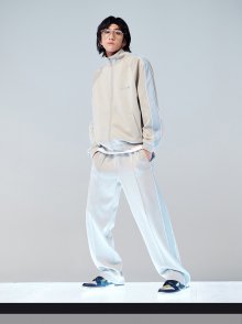 Color line loose fit pants_Light beige