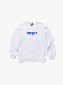 Billboard big logo sweatshirt_Light grey