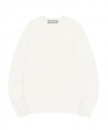 Varsity Crewneck Sweater Ivory