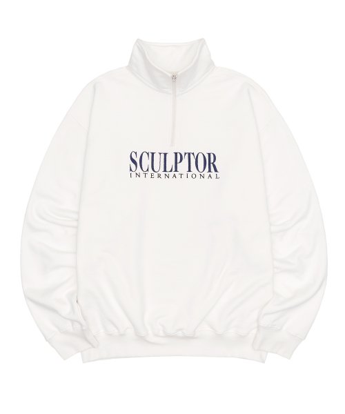 ★SCULPTOR★ Half Zip Sweat Suit Top Pale Mint SC23S265MT MUSINSA | SCULPTOR Half Zip Sweat Suit Top Pale Mint